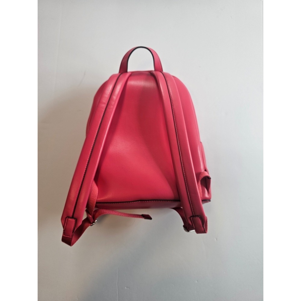 Michael Kors Slater Backpack Womens Medium Hibiscus Pink Pebbled Leather NWT - Picture 3 of 4